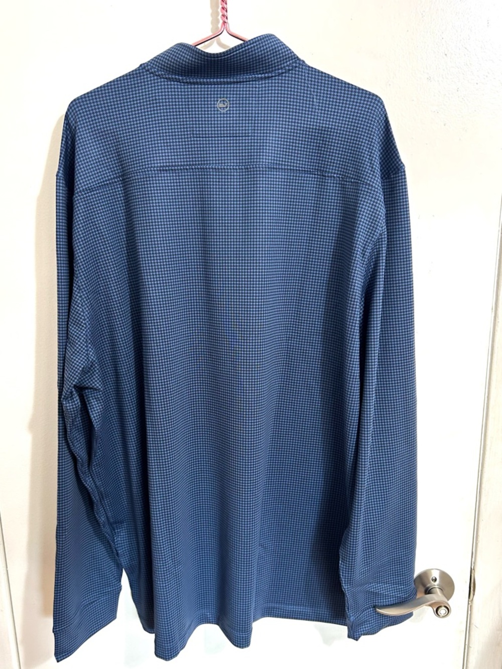 NWT Vineyard Vines Men’s Houndstooth Performance Quarter Zip, Long Sleeves - Picture 6 of 7